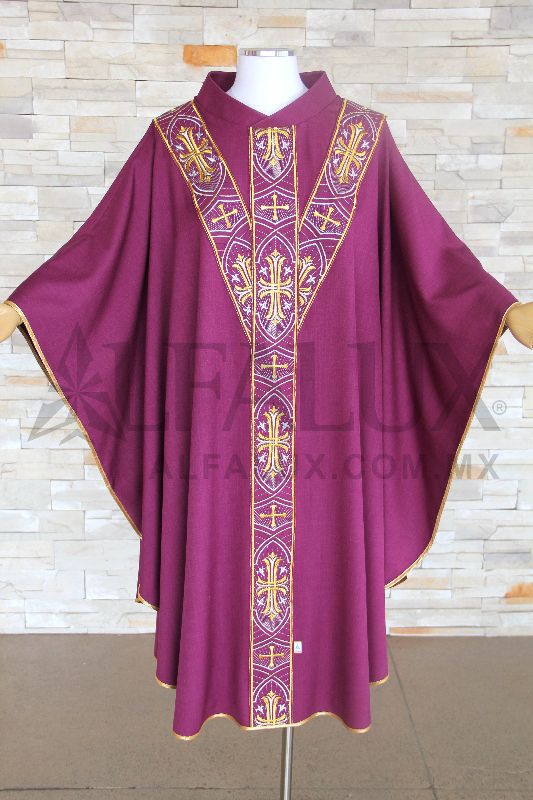 Casulla 04 IMPERIAL TRINITY "Y" en Morado Bugambilia